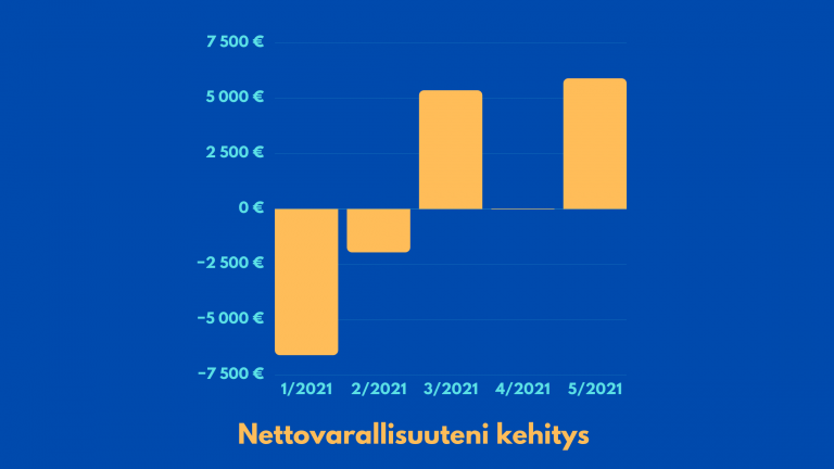 Nettovarallisuuden kehitys