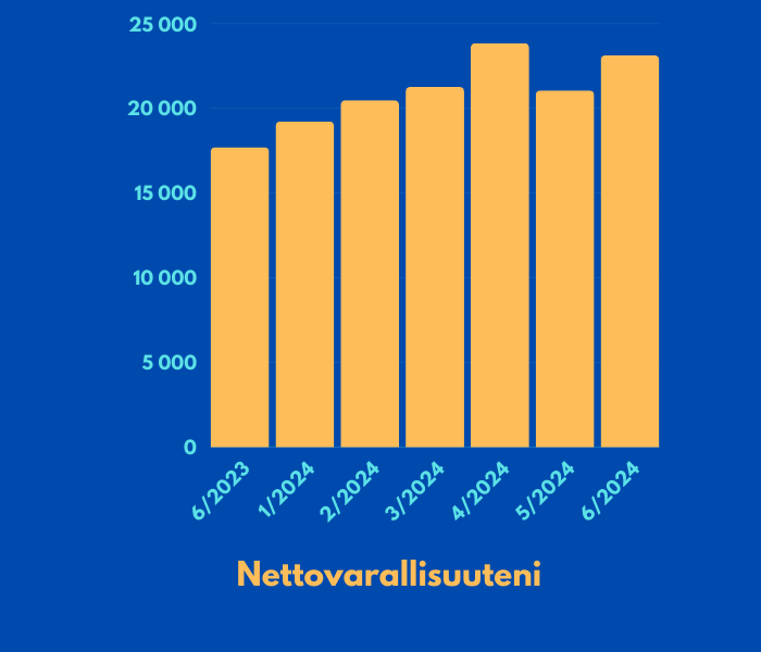 Nettovarallisuuteni kehitys