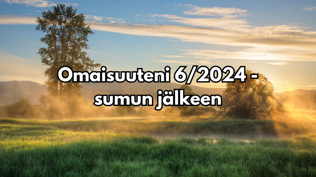 Omaisuuteni 6/2024 - sumun jälkeen