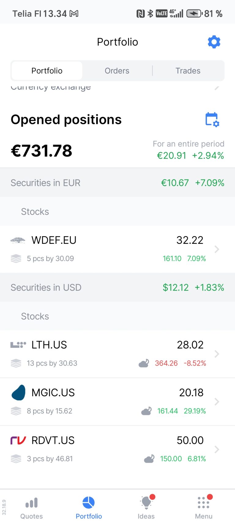 Freedom24 osakkeeni ja rahastoni