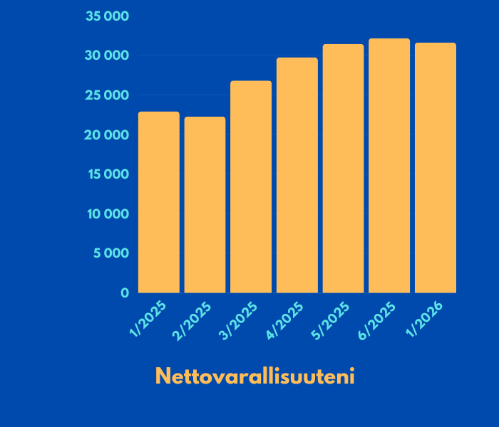 Nettovarallisuuteni kehitys