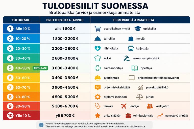 Tulodesiilit Suomessa