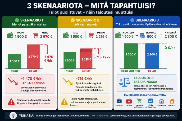 3 skenaariota