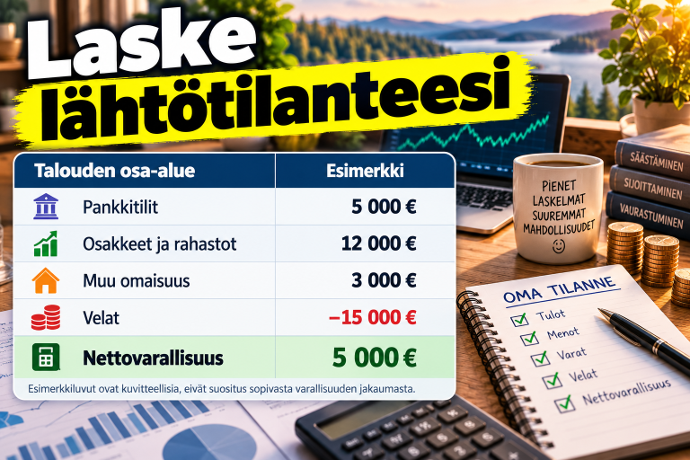 Laske lähtötilanteesi